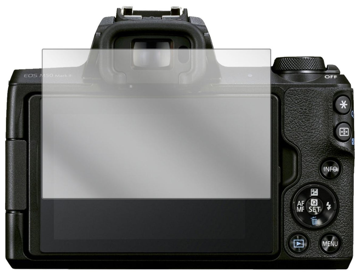 5x Schutzfolie klar für Canon EOS M50 Mark II Disp (2)