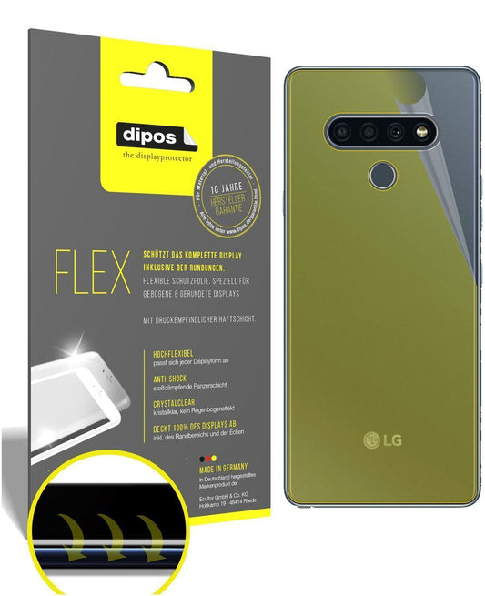 2x 3D Full Cover Schutzfolie für LG K71 Rückseite (1)