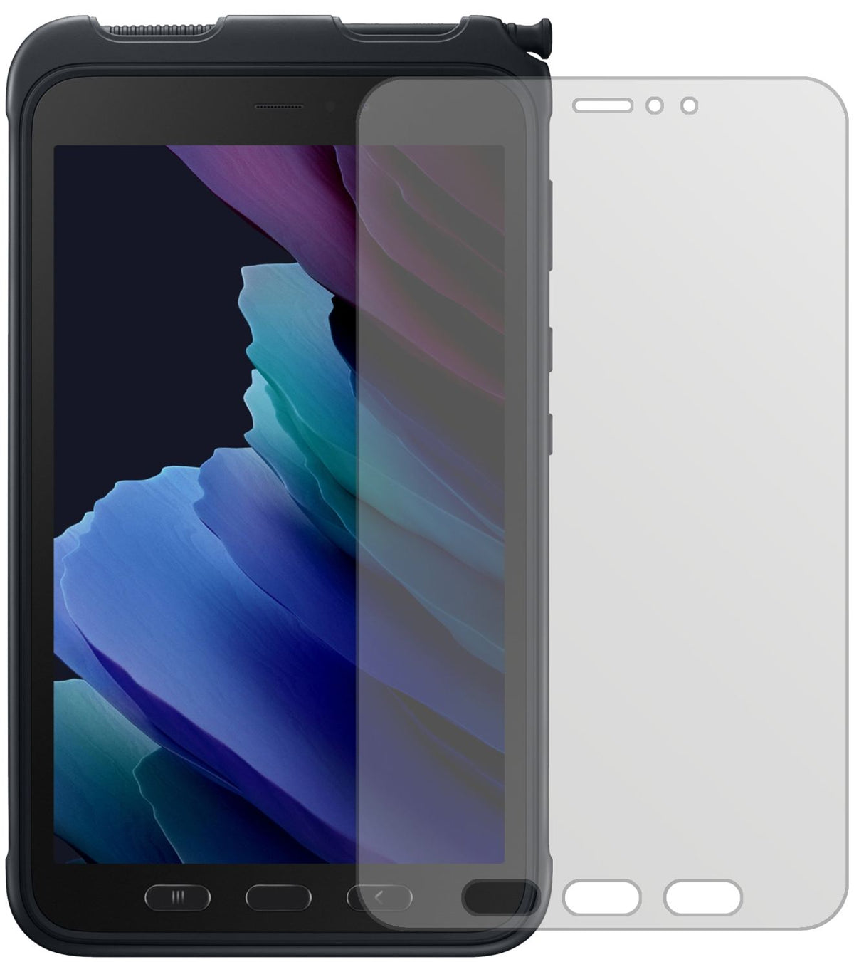 2x Schutzfolie matt für Samsung Galaxy Tab Active  (2)