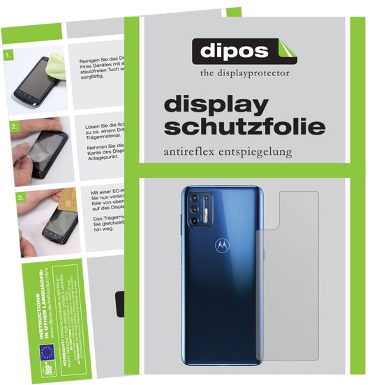 5x Schutzfolie matt für Motorola Moto G9 Plus Rück (1)