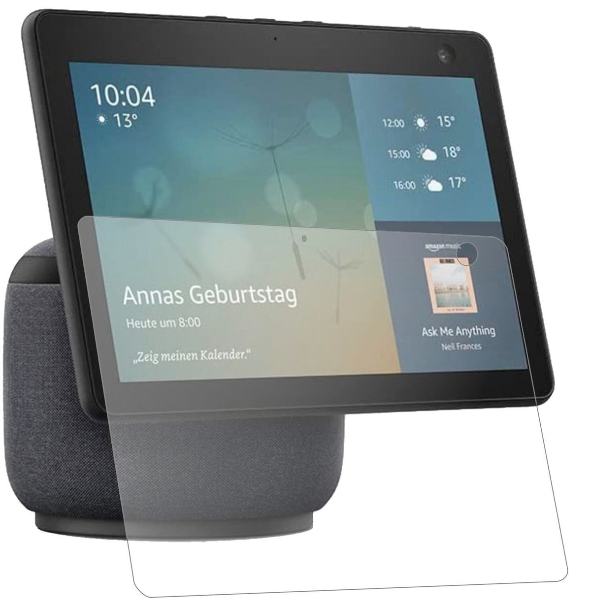 2x 9H Schutzfolie matt für Amazon Echo Show 10 (3. (2)