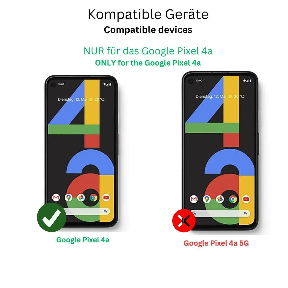 1x 9H Schutzfolie matt für Google Pixel 4a Panzerf (1)