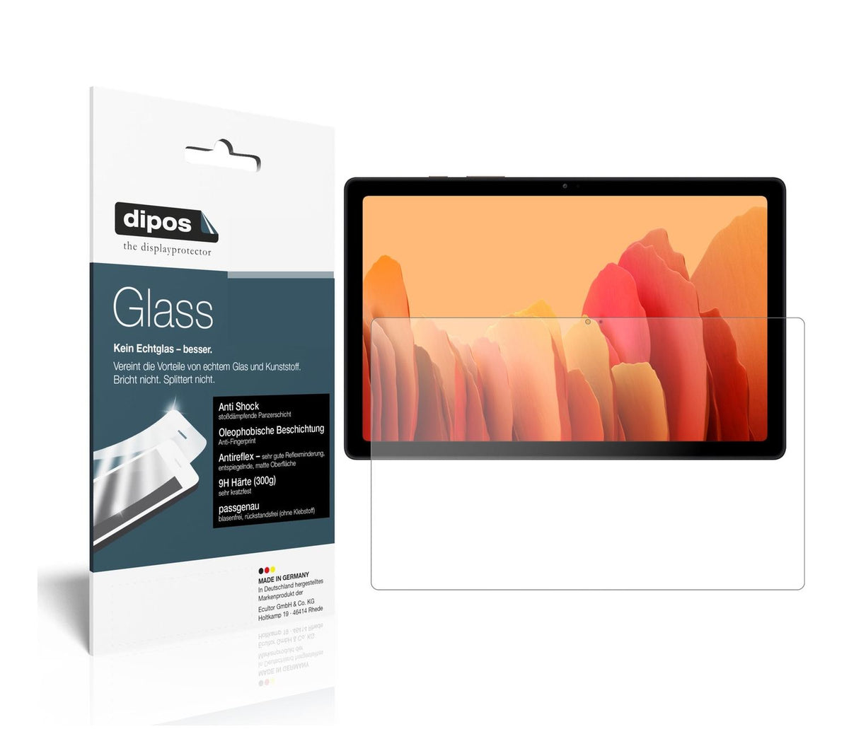2x 9H Schutzfolie matt für Samsung Tab A7 Panzerfo (1)