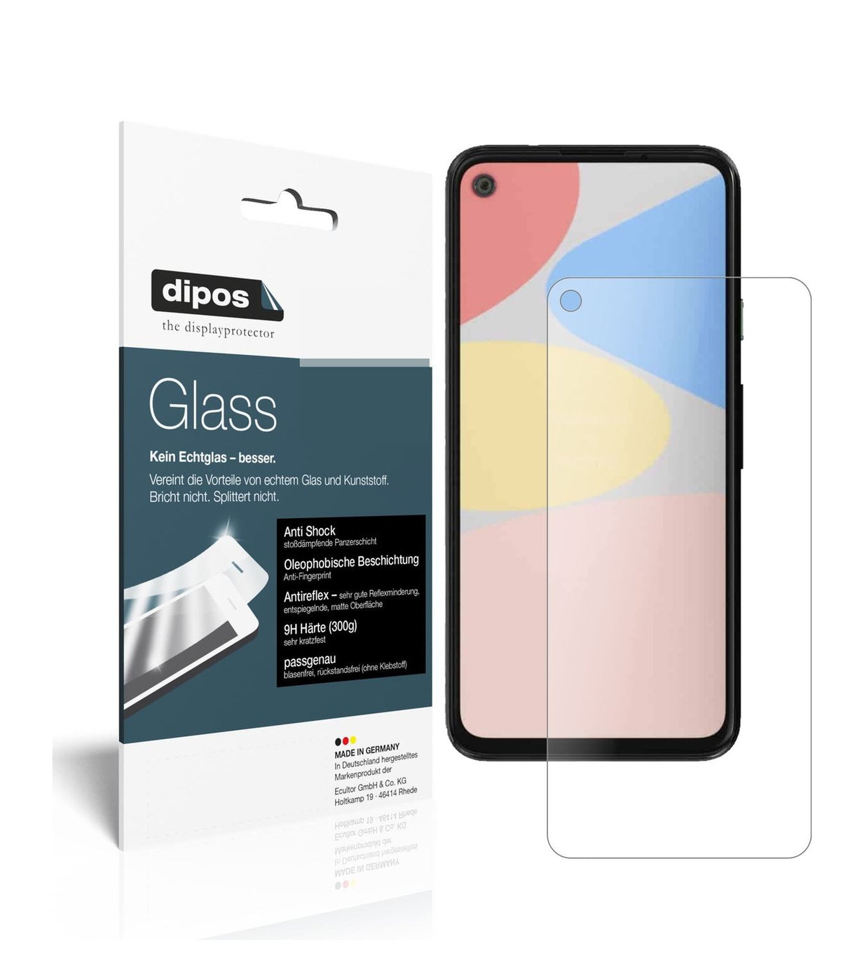 2x 9H Schutzfolie matt für Google Pixel 4a Panzerf (1)