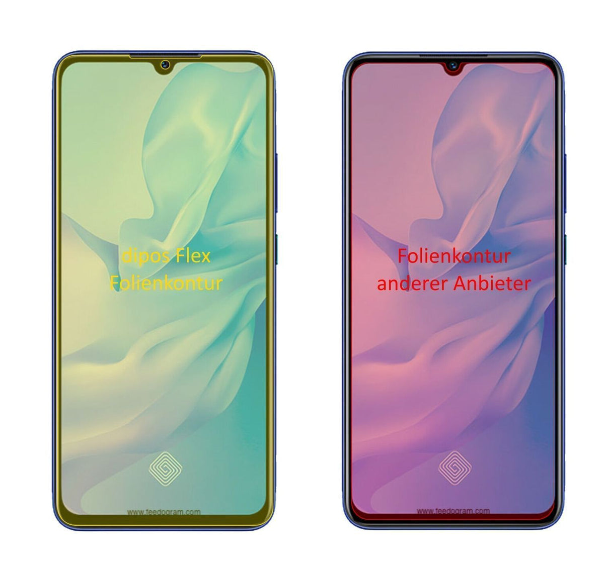 3x 3D Full Cover Schutzfolie für Vivo Y51 (2020) (2)