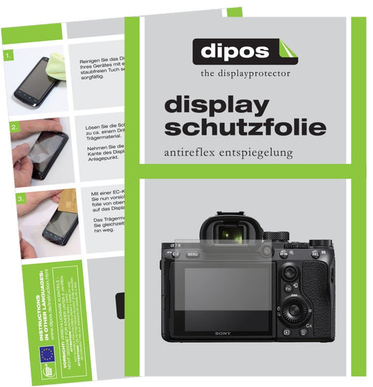 2x Schutzfolie matt für Sony Alpha 7C Display-Schu (1)