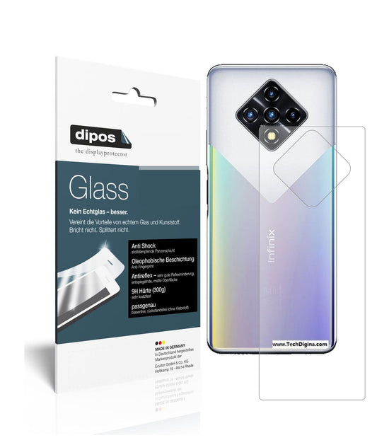 2x 9H Schutzfolie matt für Infinix Zero 8 Rückseit (1)