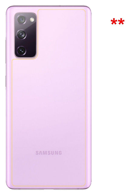 1x 9H Schutzfolie für Samsung Galaxy S20 FE Rückse (3)