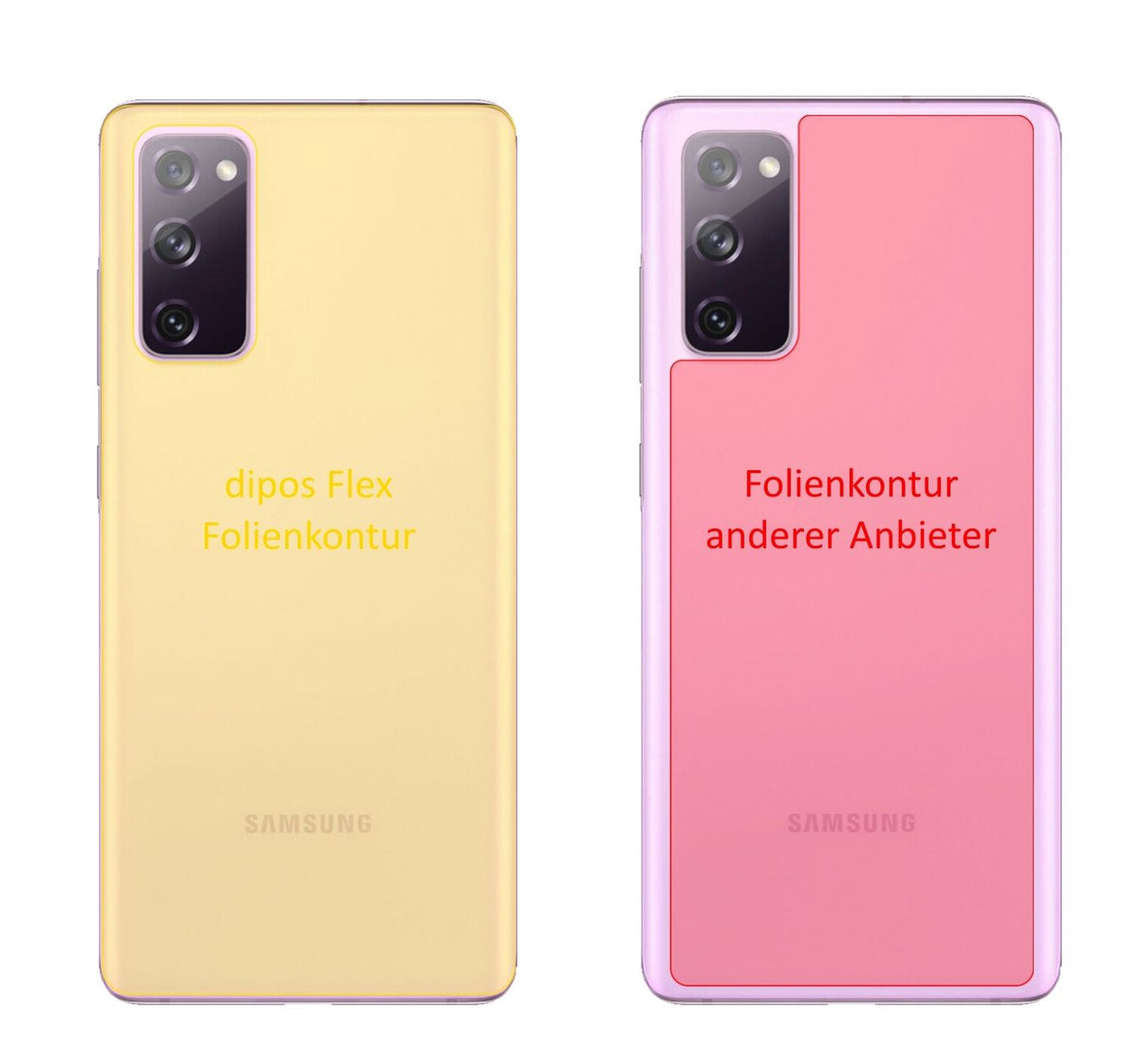 3x 3D Full Cover Schutzfolie für Samsung Galaxy S2 (2)