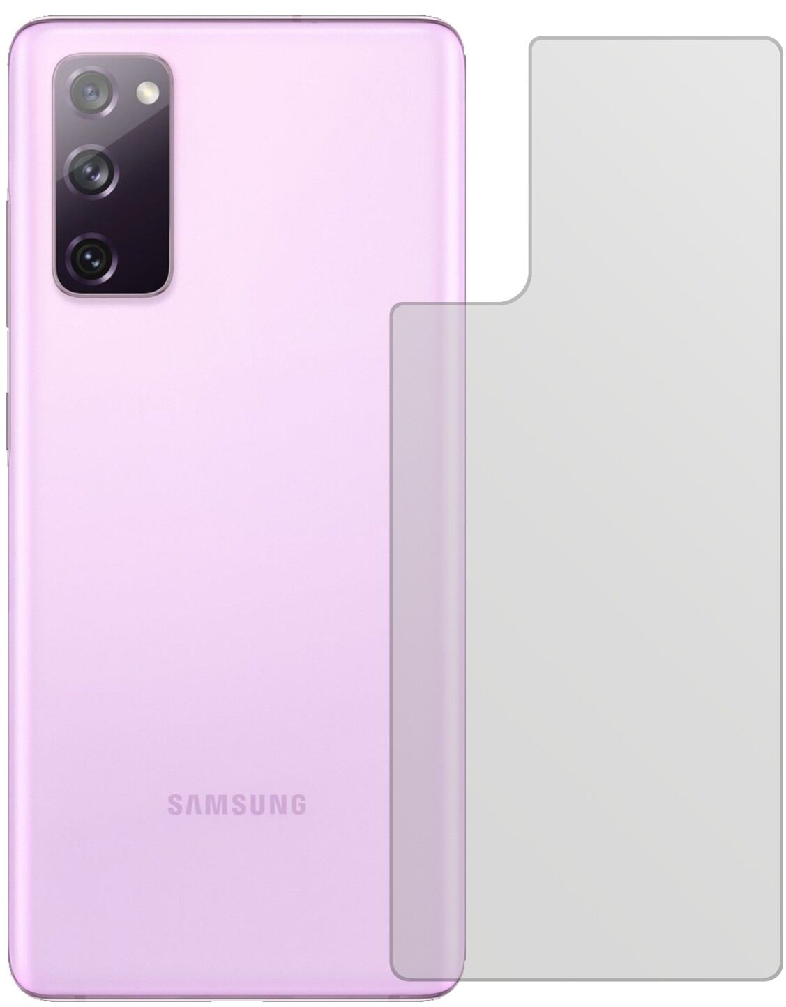 6x Schutzfolie matt für Samsung Galaxy S20 FE Rück (2)
