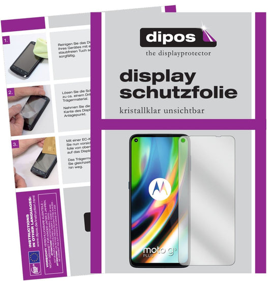 5x Schutzfolie klar für Motorola Moto G9 Plus Disp (1)