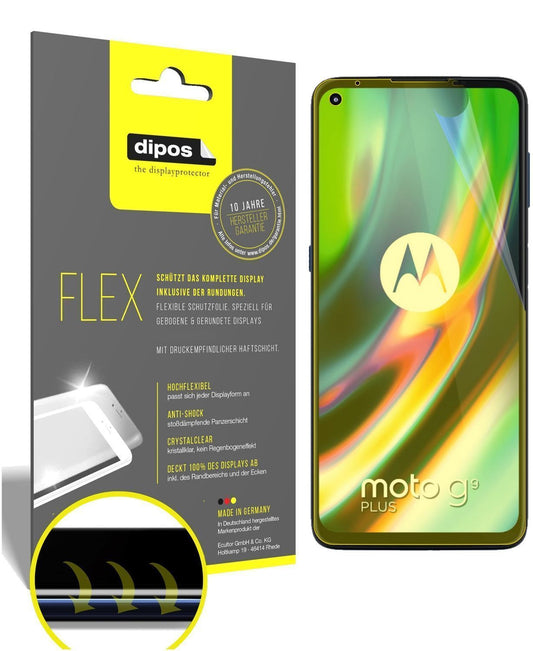 3x 3D Full Cover Schutzfolie für Motorola Moto G9  (1)