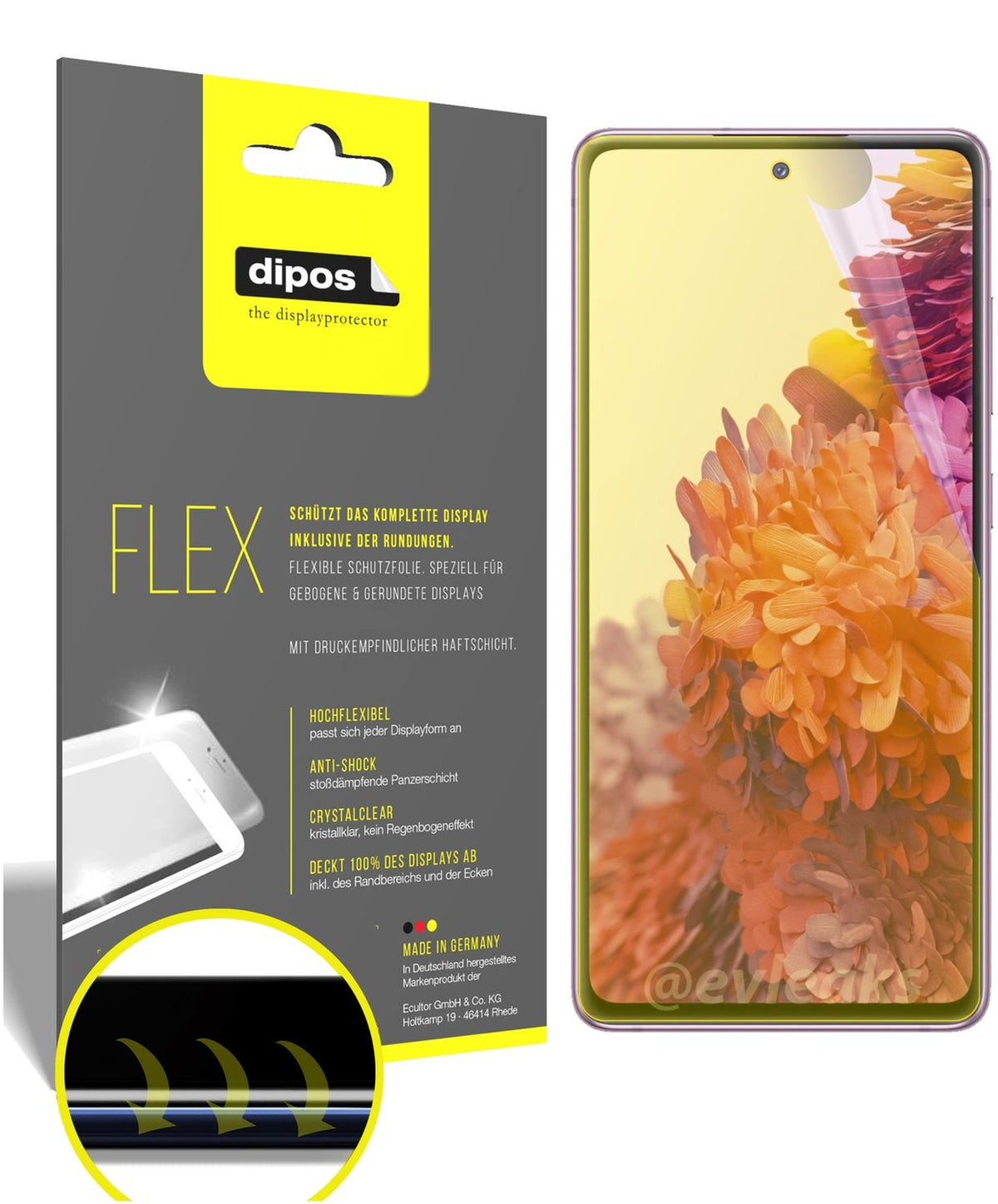 3x 3D Full Cover Schutzfolie für Samsung Galaxy S2 (1)