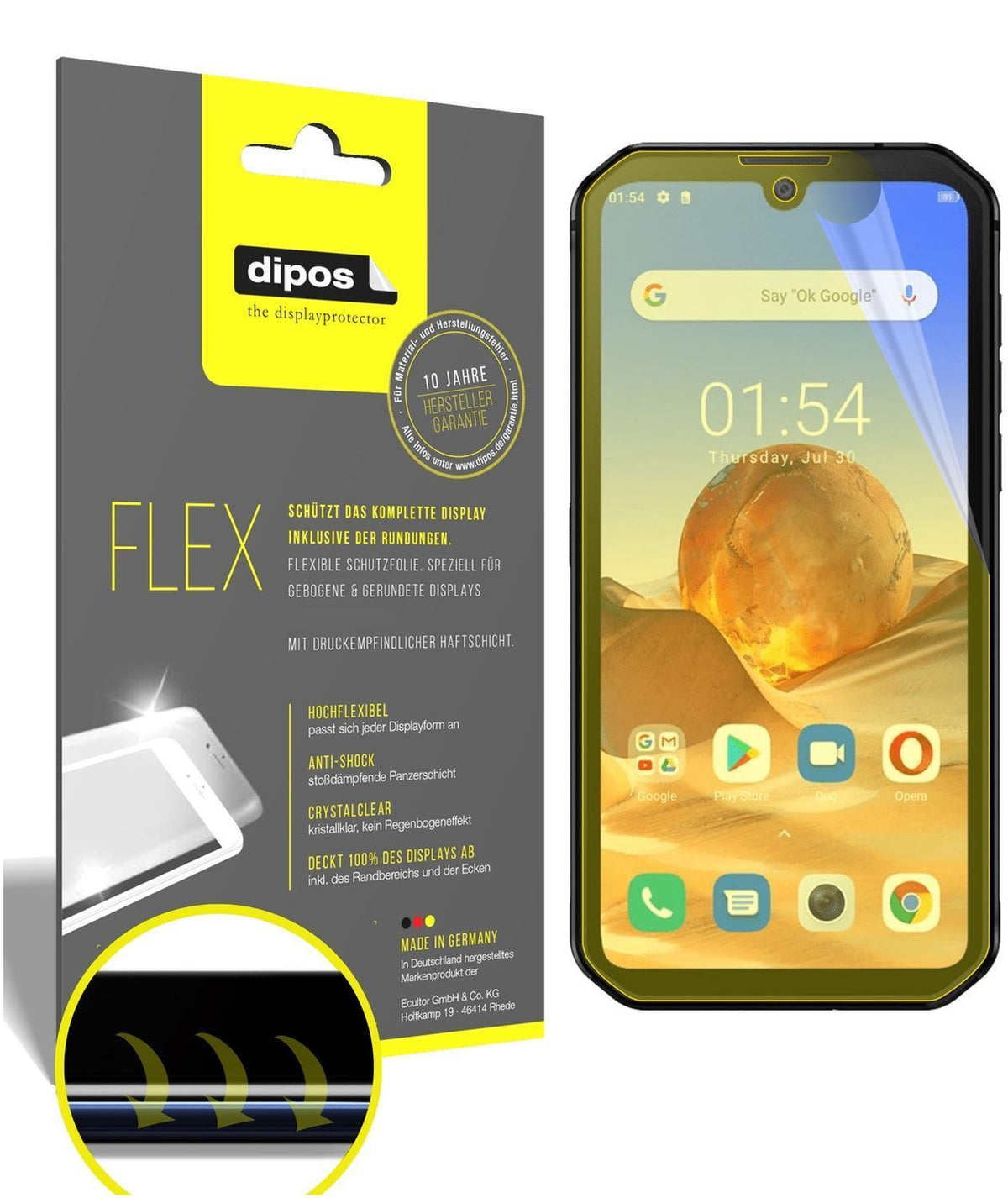 3x 3D Full Cover Schutzfolie für Blackview BV9900E (1)