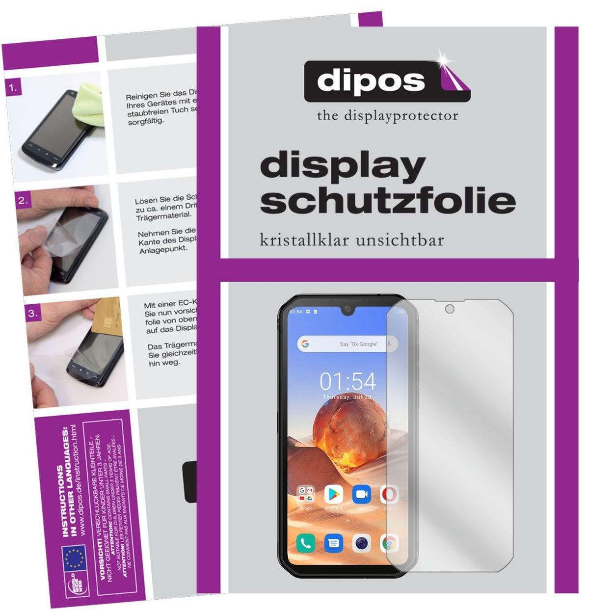 6x Schutzfolie klar für Blackview BV9900E Display- (1)