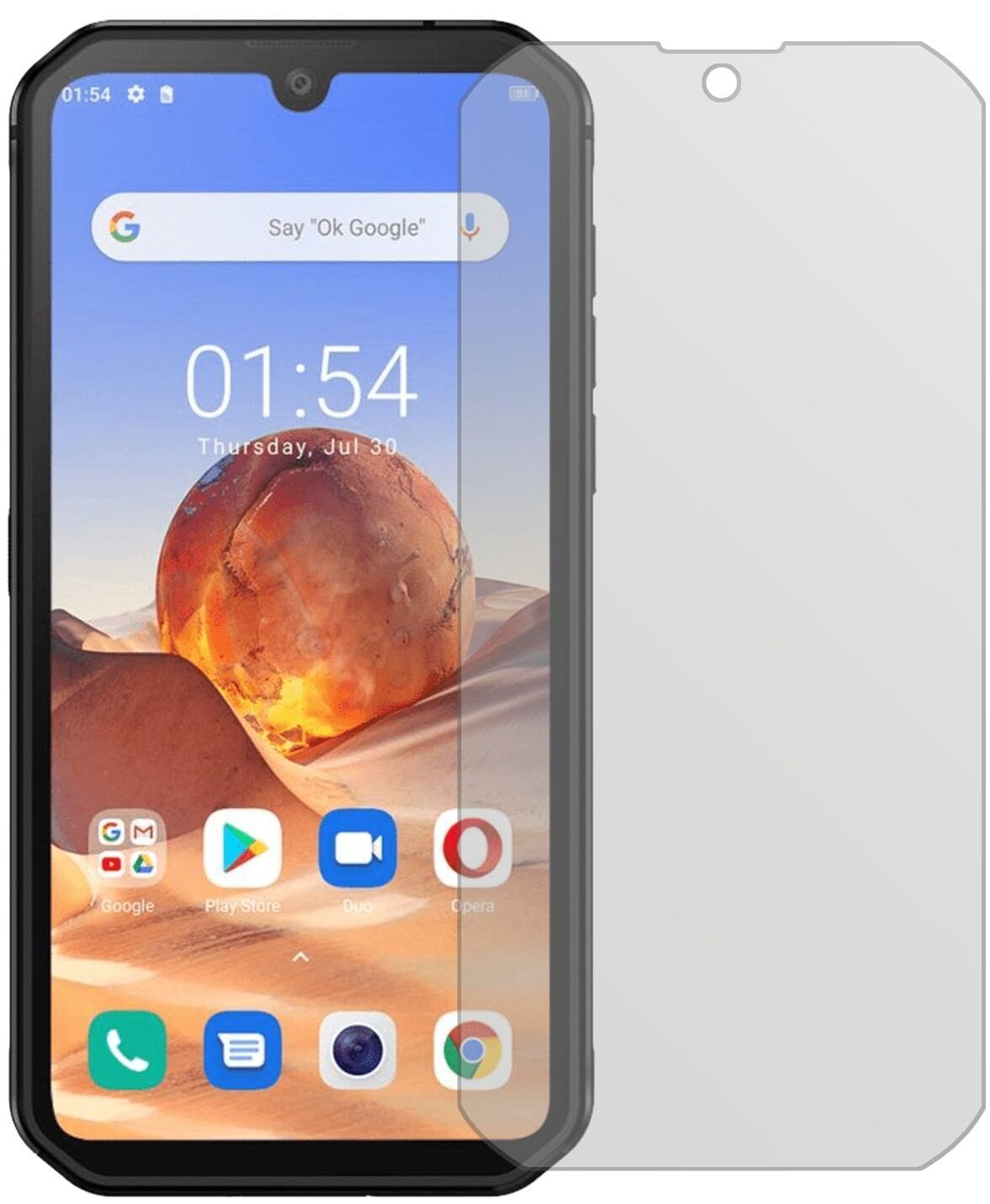 2x Schutzfolie matt für Blackview BV9900E Display- (2)