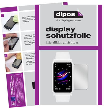 2x Schutzfolie klar für Honor Watch ES Display-Sch (1)