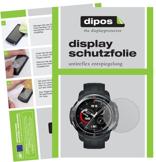 2x Schutzfolie matt für Honor GS Pro Smartwatch (4 (1)
