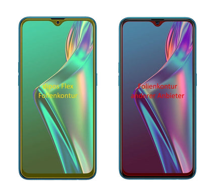 3x 3D Full Cover Schutzfolie für Oppo A12 (2)