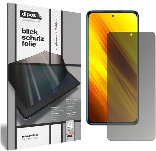 Blickschutzfolie für Poco X3 NFC matt Schutzfolie  (1)