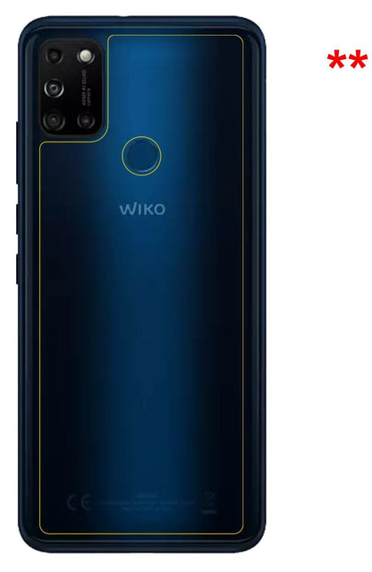 6x Schutzfolie klar für Wiko View5 Plus Rückseite  (5)