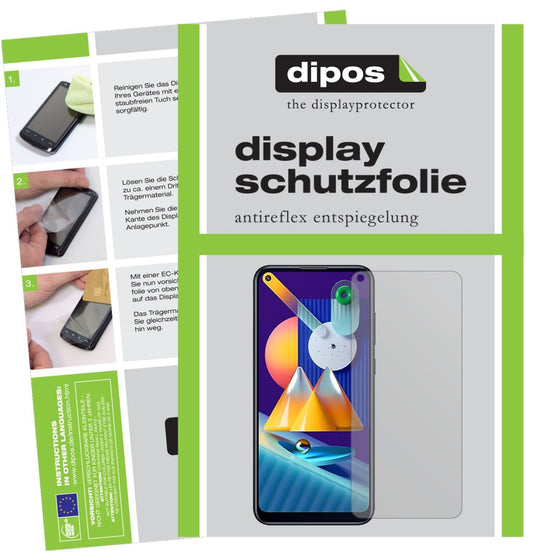 6x Schutzfolie matt für Samsung Galaxy M11 Display (1)