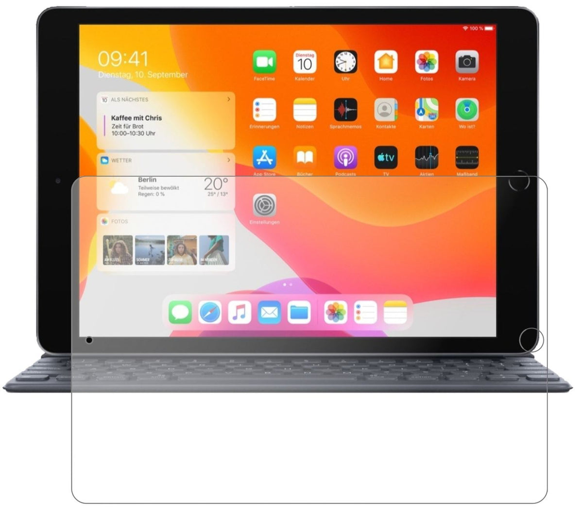 2x 9H Schutzfolie matt für Apple iPad 10.2 Zoll (2 (2)