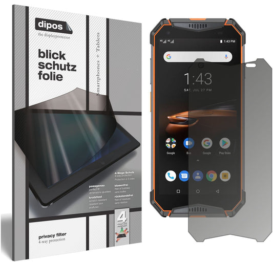 Blickschutzfolie für Ulefone Armor 3W matt Schutzf (1)
