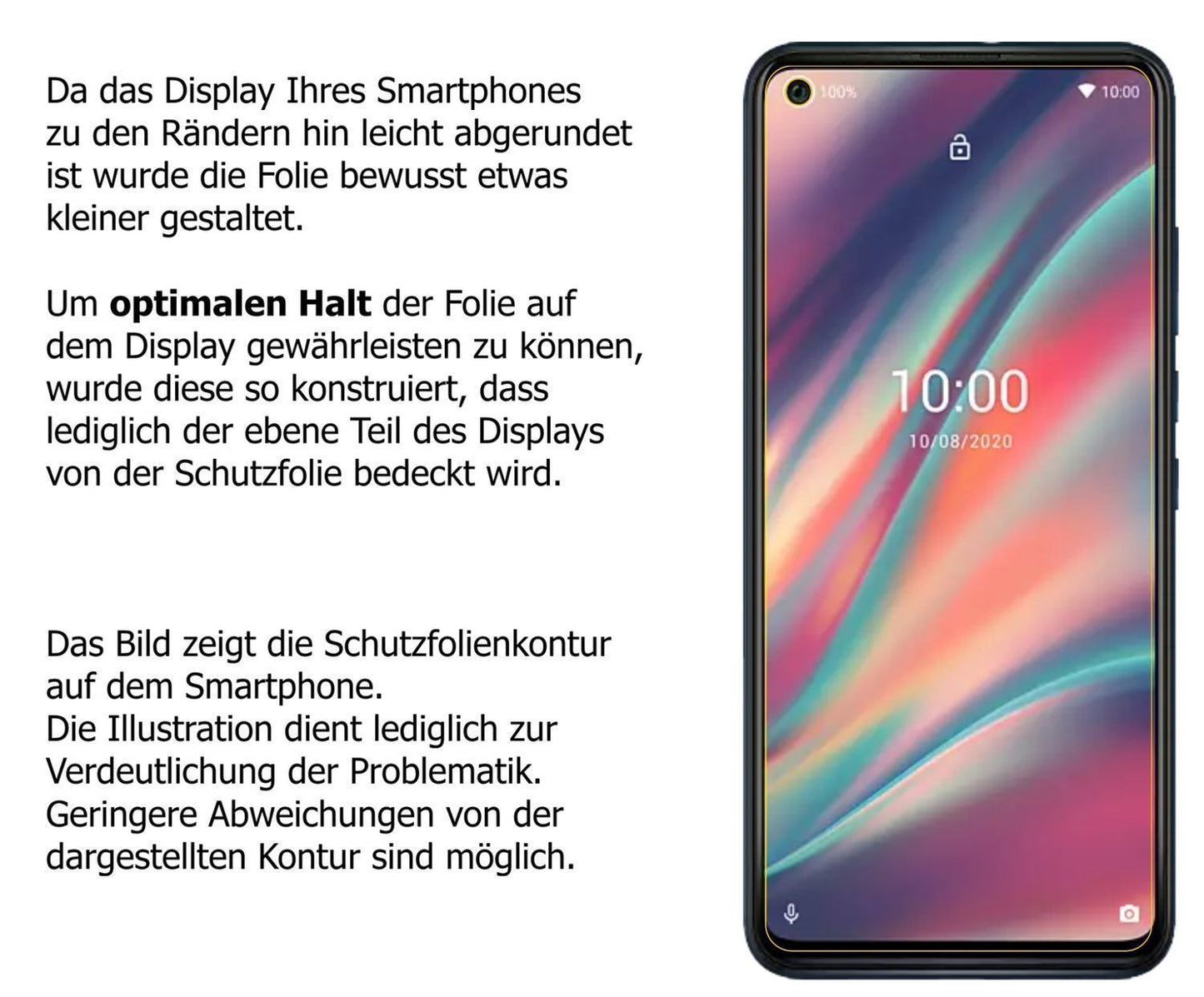 2x 9H Schutzfolie für Wiko View5 Plus Panzerfolie (3)