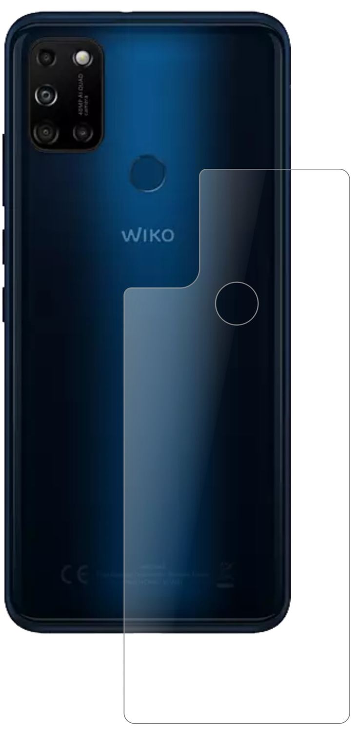 1x 9H Schutzfolie matt für Wiko View5 Rückseite Pa (2)