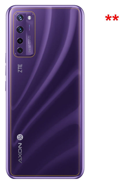 2x Schutzfolie klar für ZTE Axon 20 5G Rückseite D (5)