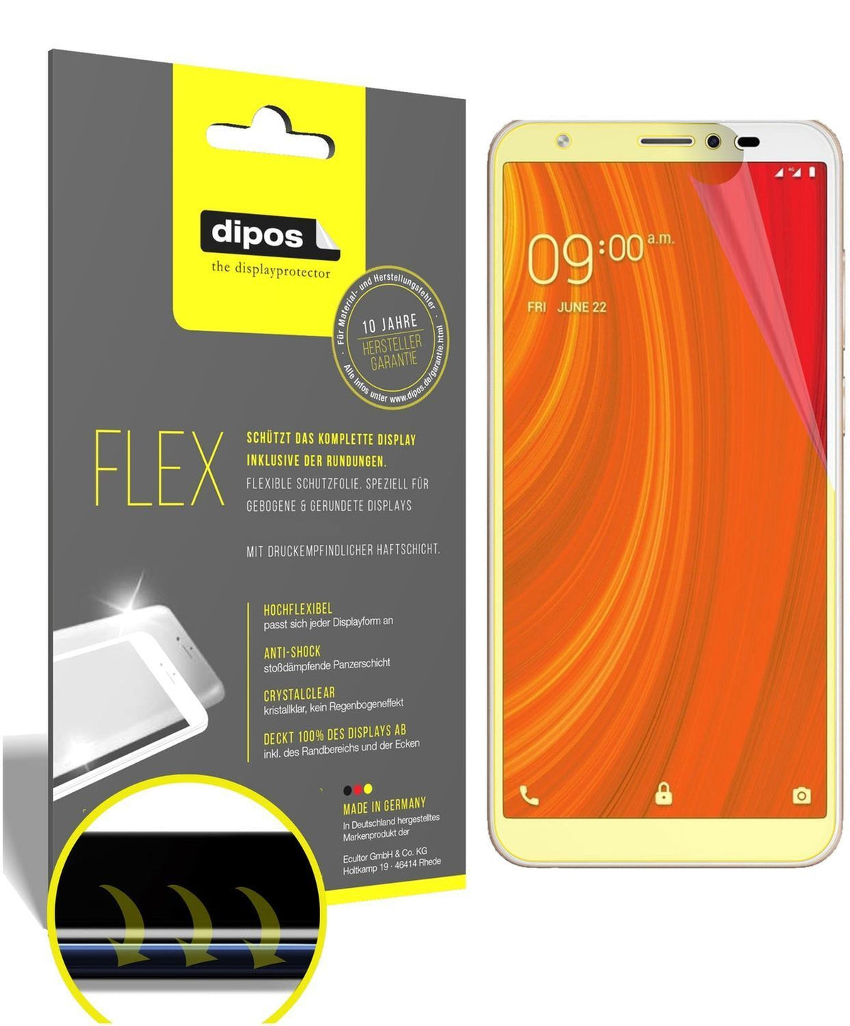 3x 3D Full Cover Schutzfolie für Lava Z61 (1)