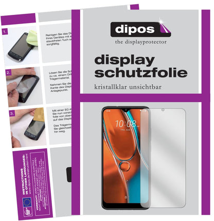 2x Schutzfolie klar für HTC Wildfire E2 Display-Sc (1)