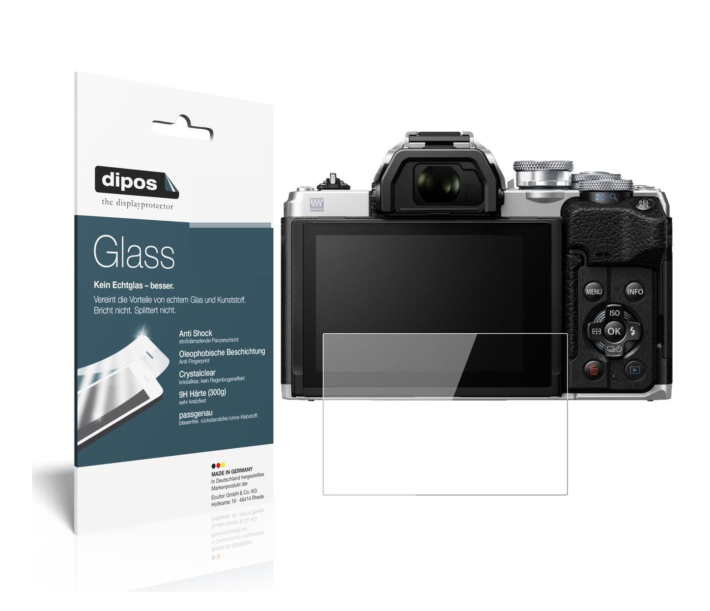 2x 9H Schutzfolie für Olympus OM-D E-M10 Mark IV P (1)
