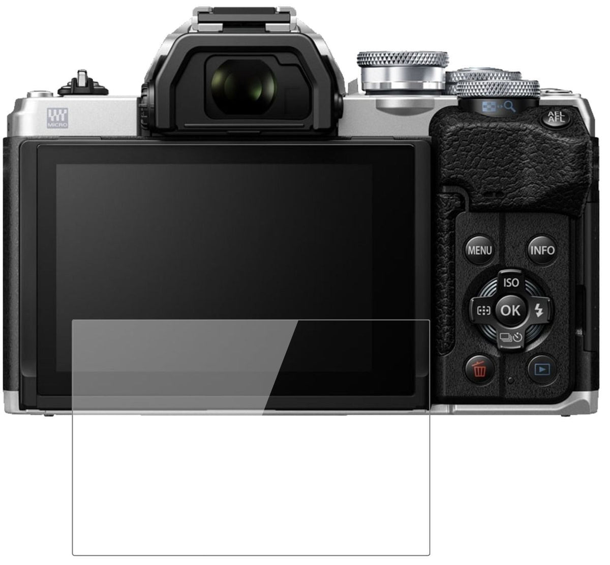 2x 9H Schutzfolie für Olympus OM-D E-M10 Mark IV P (2)