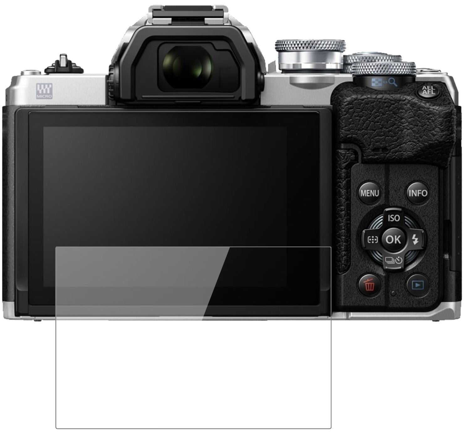 2x 9H Schutzfolie für Olympus OM-D E-M10 Mark IV P (2)