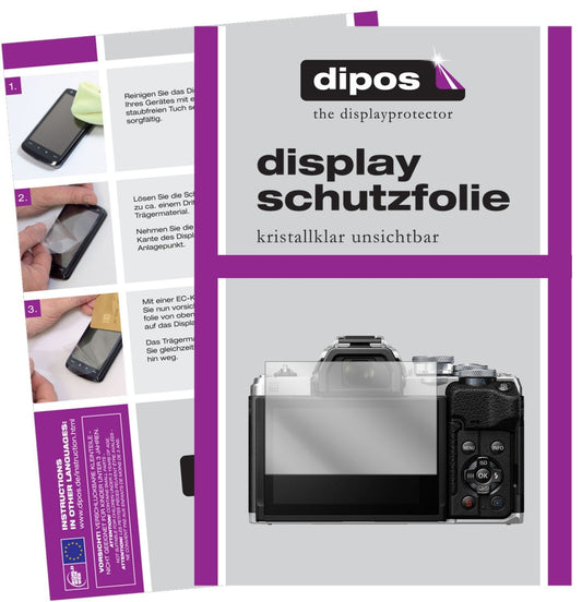 6x Schutzfolie klar für Olympus OM-D E-M10 Mark IV (1)