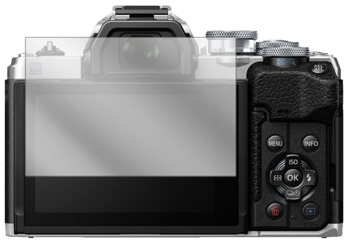 2x Schutzfolie klar für Olympus OM-D E-M10 Mark IV (2)