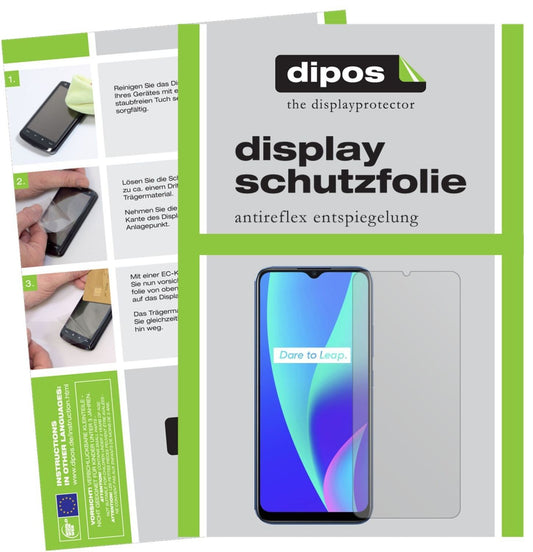 5x Schutzfolie matt für Oppo Realme C3 Display-Sch (1)