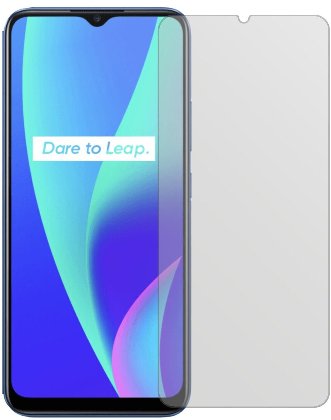 1x Schutzfolie matt für Oppo Realme C3 Display-Sch (2)