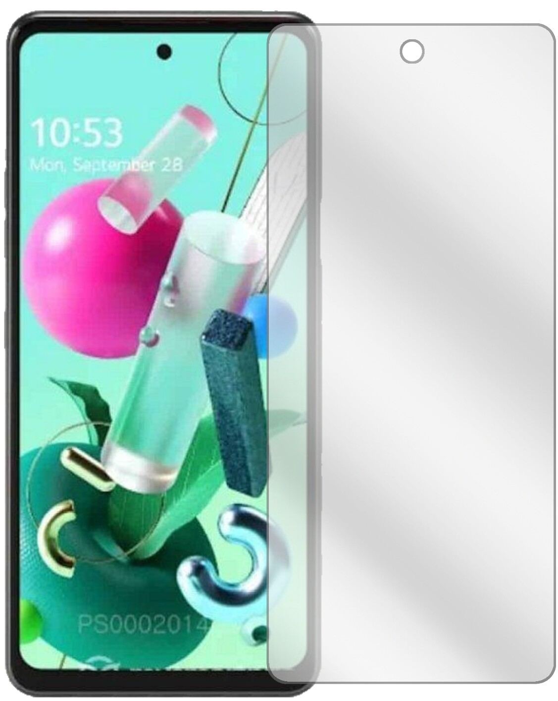 2x Schutzfolie klar für LG Q92 Display-Schutzfolie (2)