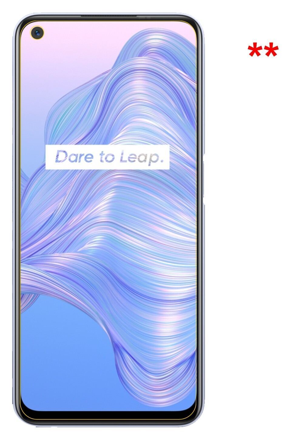 Blickschutzfolie für Oppo Realme V5 5G matt Schutz (5)
