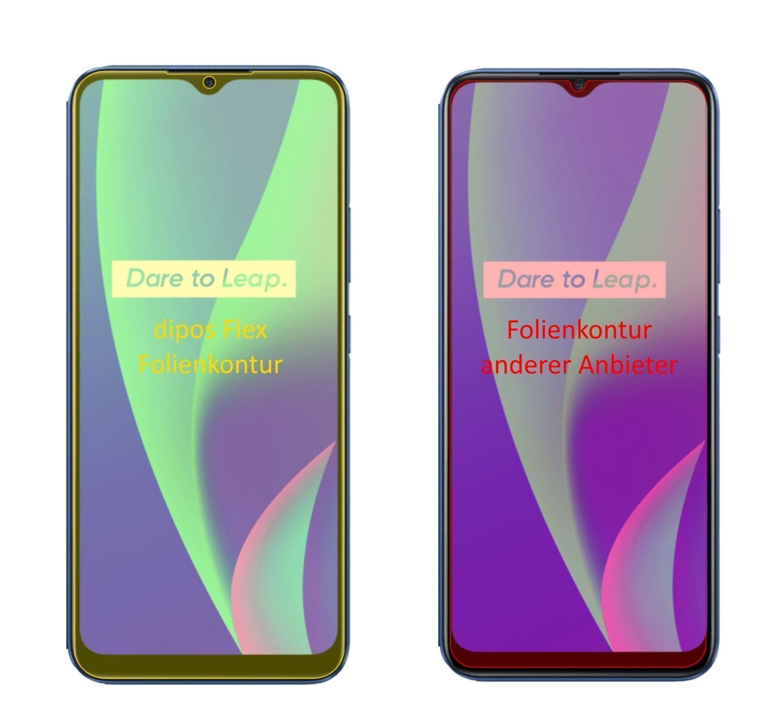 3x 3D Full Cover Schutzfolie für Oppo Realme C15 (2)