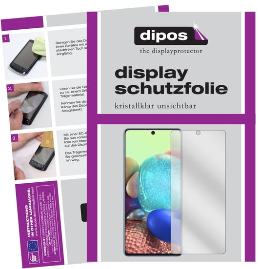 5x Schutzfolie klar für Samsung Galaxy A71 5G Disp (1)