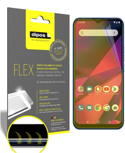 3x 3D Full Cover Schutzfolie für BLU G90 (1)