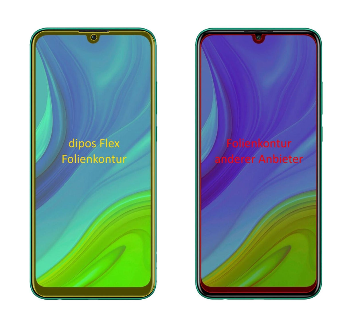 3x 3D Full Cover Schutzfolie für Huawei P Smart (2 (2)