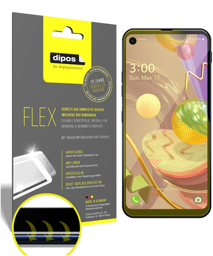 3x 3D Full Cover Schutzfolie für LG Q70 (1)