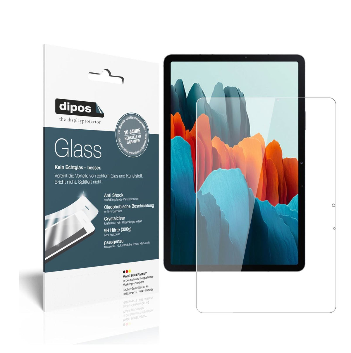 1x 9H Schutzfolie für Samsung Galaxy Tab S7 LTE Pa (1)