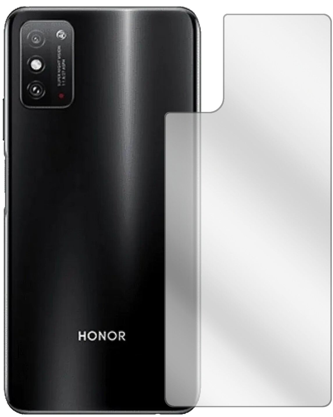 6x Schutzfolie klar für Honor X10 Max Rückseite Di (2)