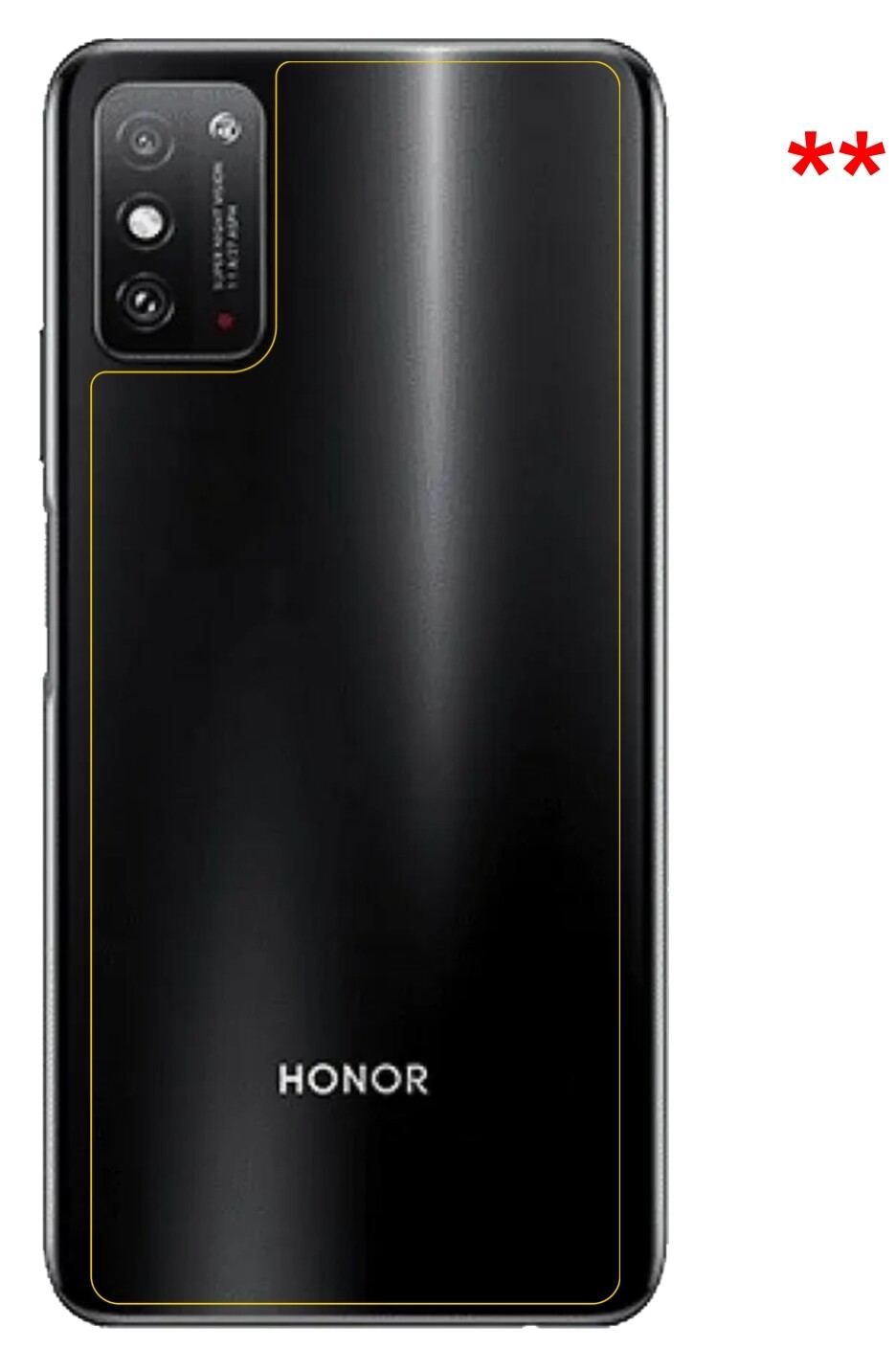6x Schutzfolie klar für Honor X10 Max Rückseite Di (5)